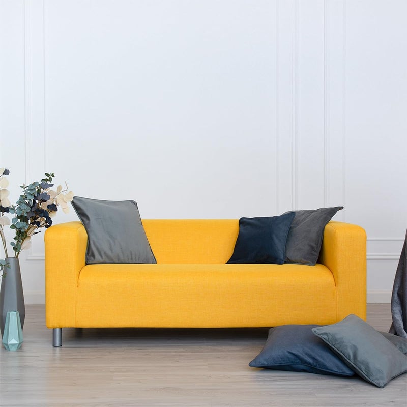 TLYESD Klippan Couch Cover Replacement for IKEA Klippan Loveseat Cover,Klippan Sofa Cover, Klippan Cover Only(Yellow) - Image 1